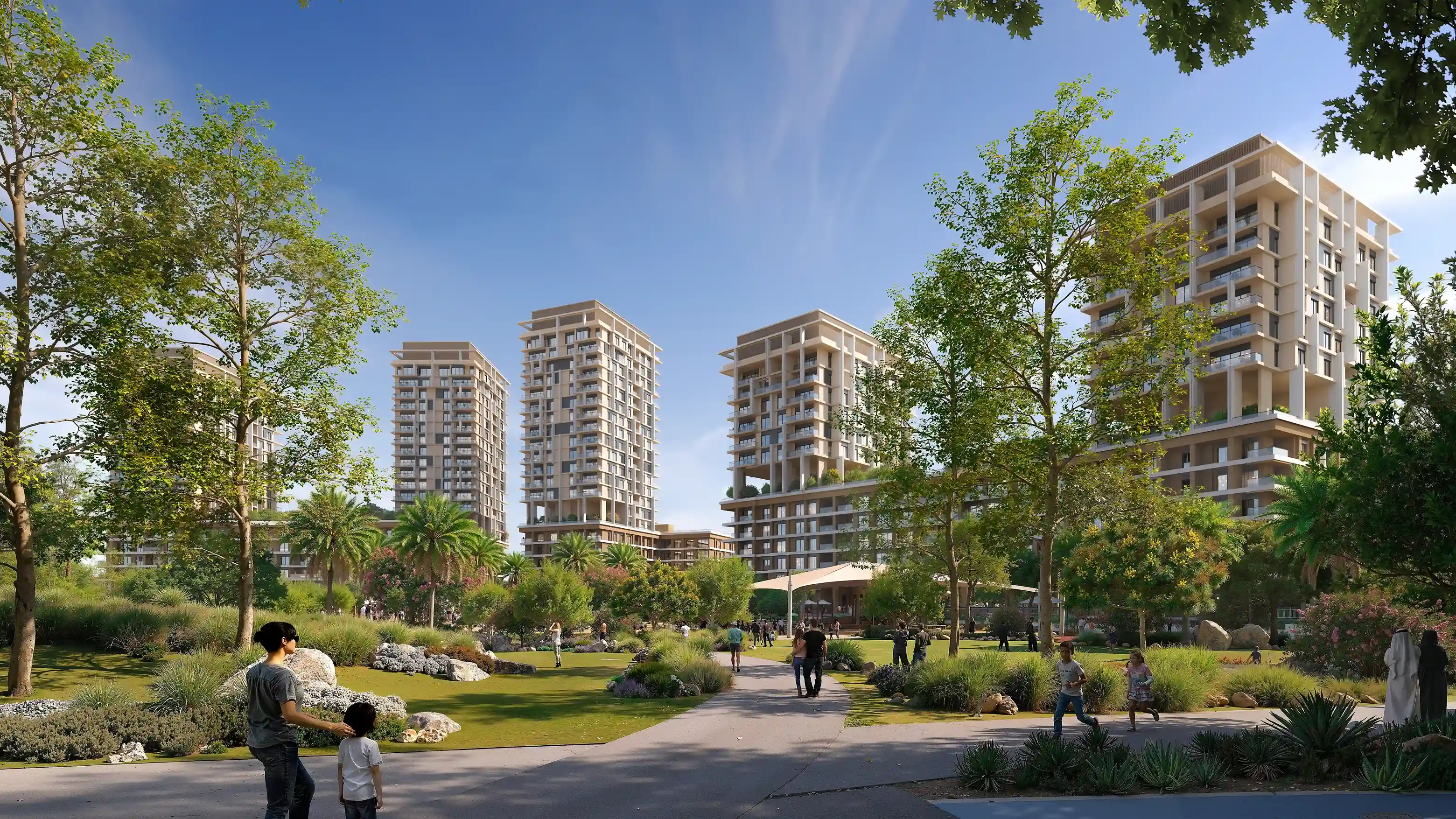 Boulevard Park Dubai Living Spaces